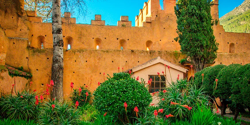 Kasbah-puutarha medinassa Chefchaouenissa