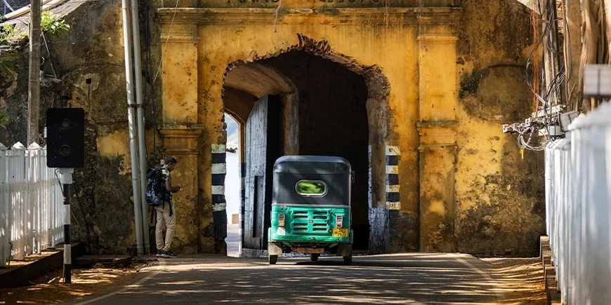 Tuk-tuk Trincomaleessa Sri Lankassa